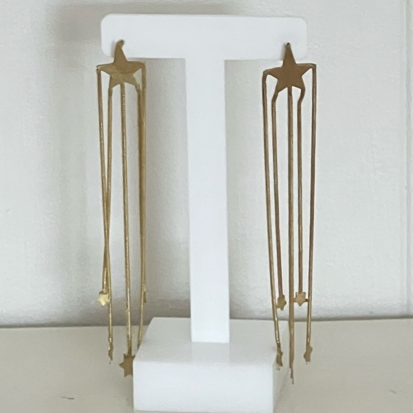 Jewelry - Shooting star Gold Drop Earrings
